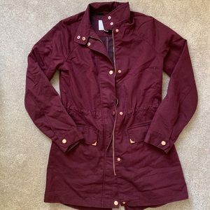 Maroon utility jacket